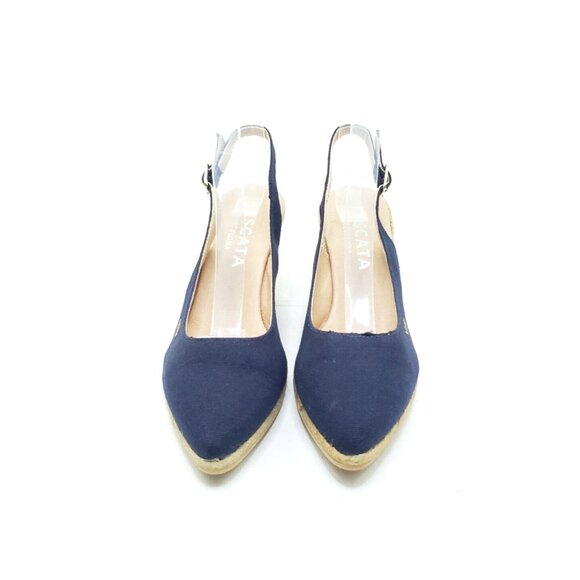 Viscata Polamera Wedge Espadrille Sandals Ankle Strap Pointed Toe US 9 - Picture 3 of 9